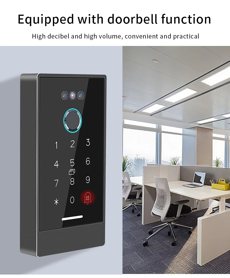 TTLOCK Biometric Time Attendance System Fingerprint Scanner Facial ...