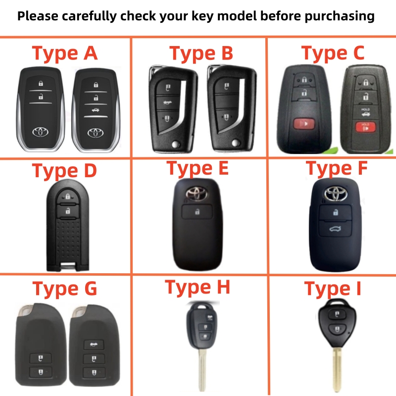 Toyota Key Cover Toyota Keychain holder Toyota key holder Yaris Yaris ...