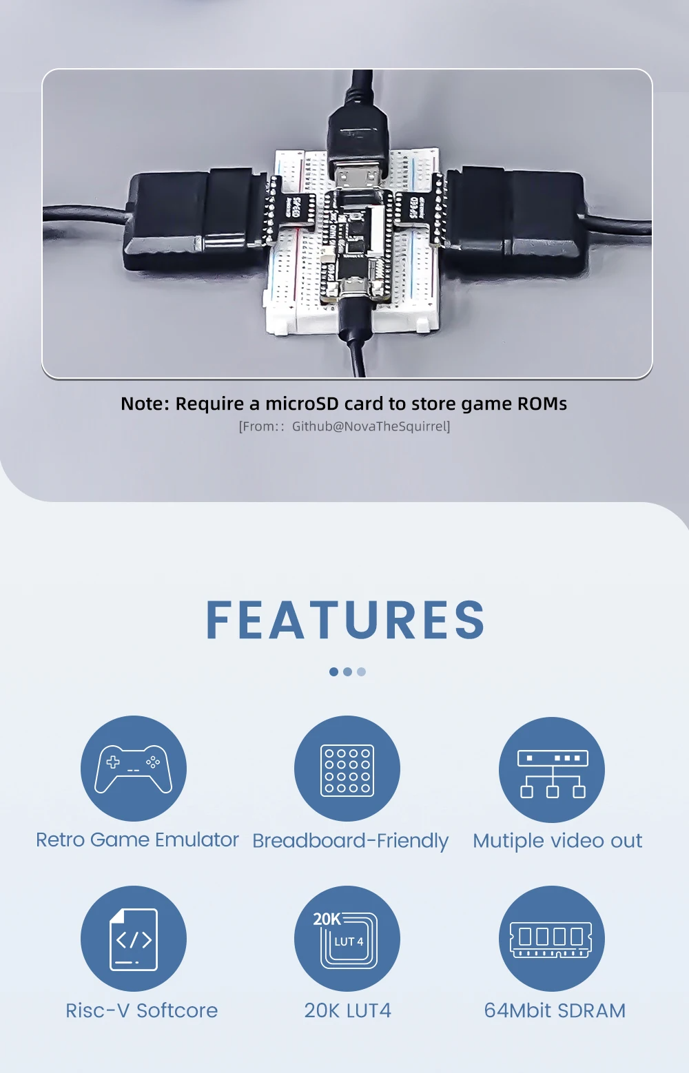New Sipeed Tang Nano 20K FPGA Development Board 5.5 x2.3 cm lowlatency