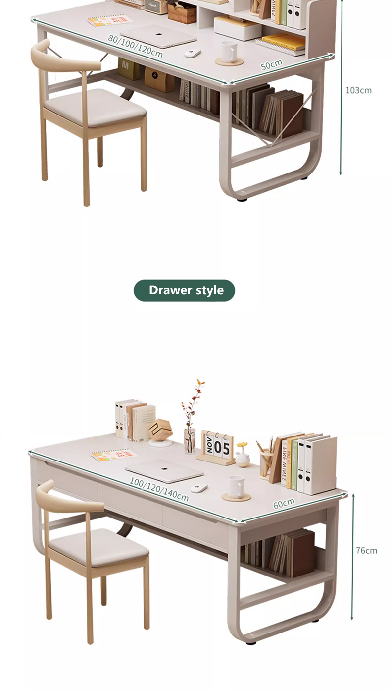 Modish Easy Installation Rectangular Study Office Table Computer Study ...