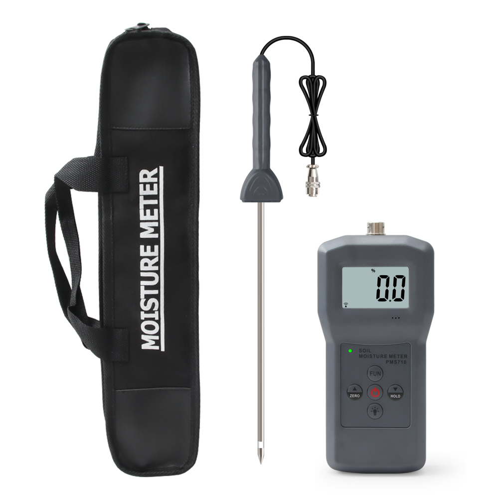 YAGO PMS710 Digital Soil Moisture Meter Test River sand Soil Cement ...