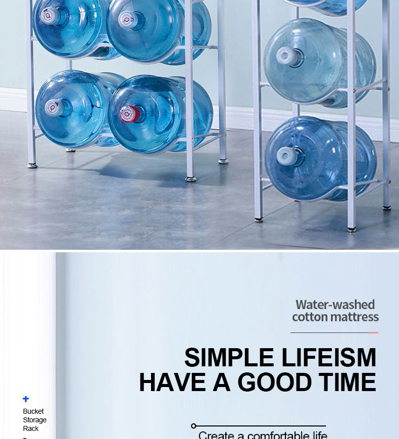 3/4/5 Layer Mineral Water Dispenser Rack Stand Water Container Gallon ...