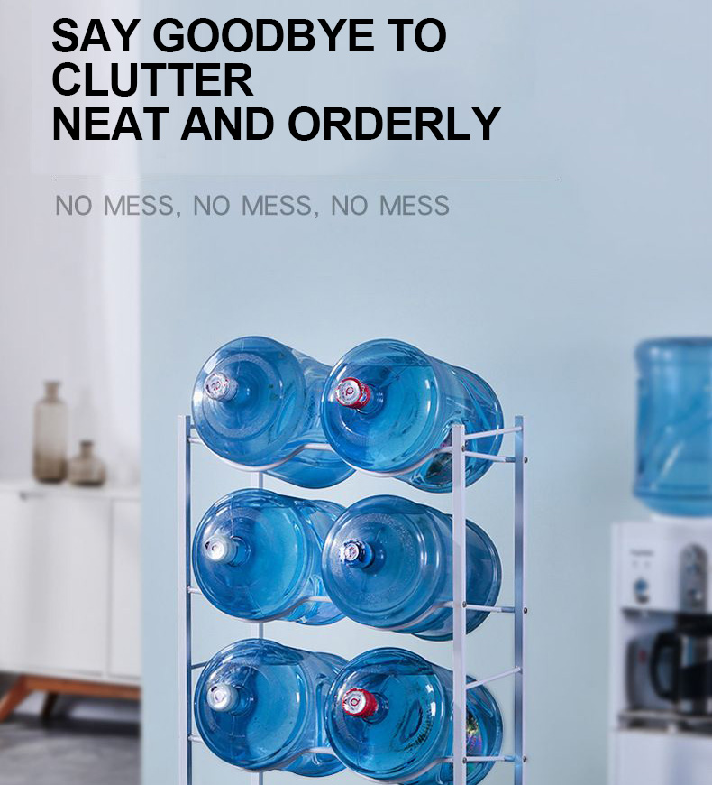 3/4/5 Layer Mineral Water Dispenser Rack Stand Water Container Gallon ...