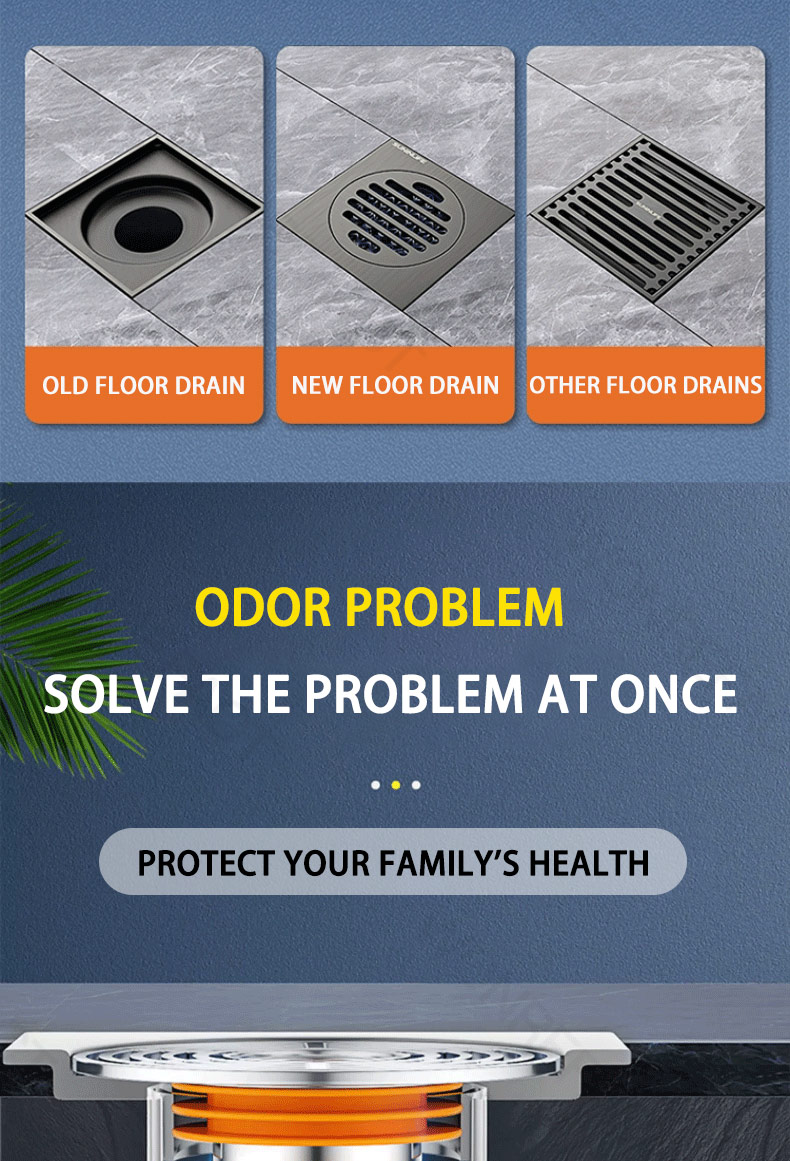 Insect Proof And Deodorant Drain Valve Bathroom Kitchen Quick Drainage Floor Drain Core Sewer