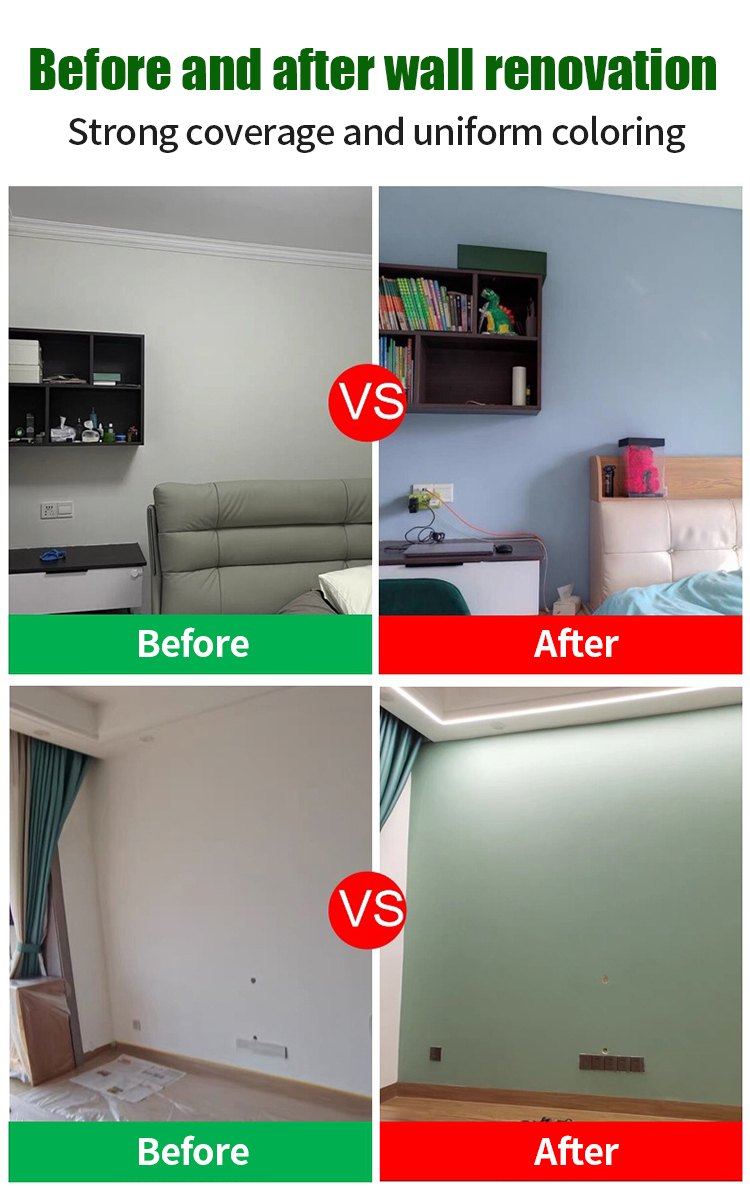 FDC MALL Color Series Permacoat Latex Paint for Cement Concrete Flat