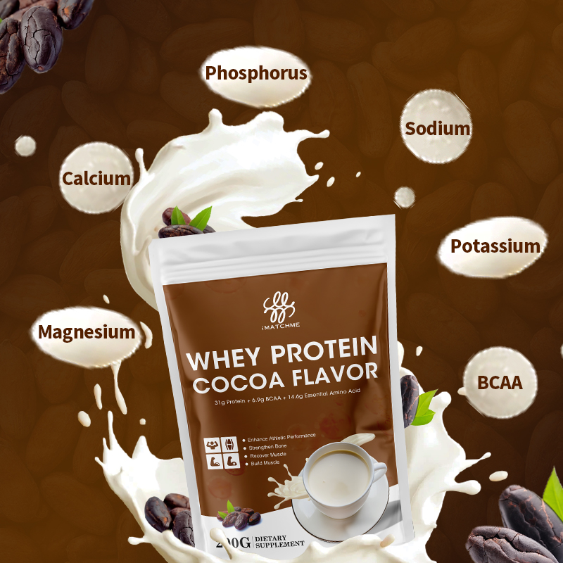 iMATCHME WHEY PROTEIN Powder Chocolate Flavor Improves Athletic