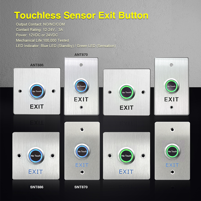 Wholesale Infrared door access control door release button no touch ...