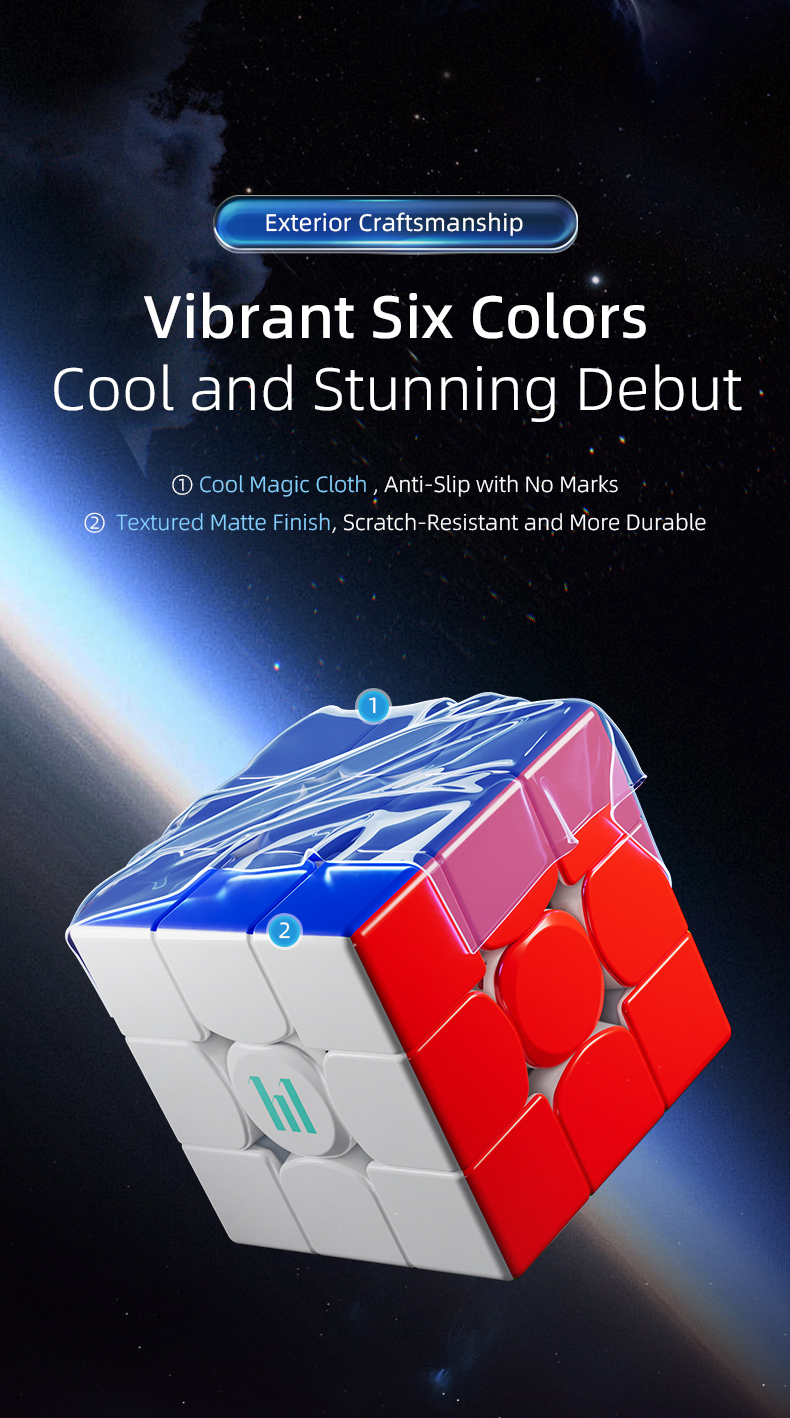 Rubik's Cube MoYu Huameng YS3M UV Maglev Ball Core Magnetic Magic