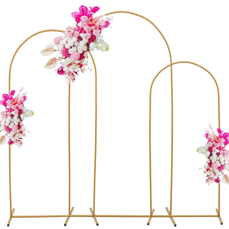 【Easy Assembly】Metal Arch Backdrop Stand Wedding Backdrop Decorations ...