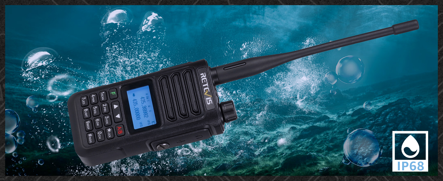 Retevis RA79 Walkie Talkie Professionale, Radio Ha Dual Band Con - Foto 5