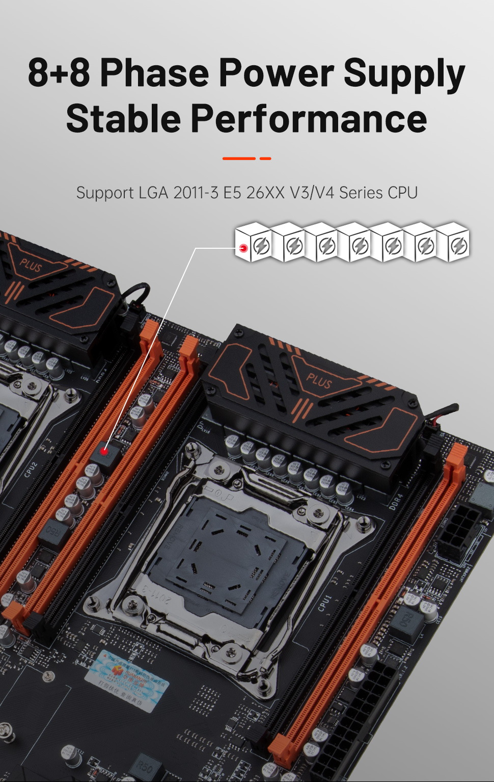 Kllisre Am4 Socket Motherboard Ddr4 HUANANZHI X99 F8D PLUS LGA