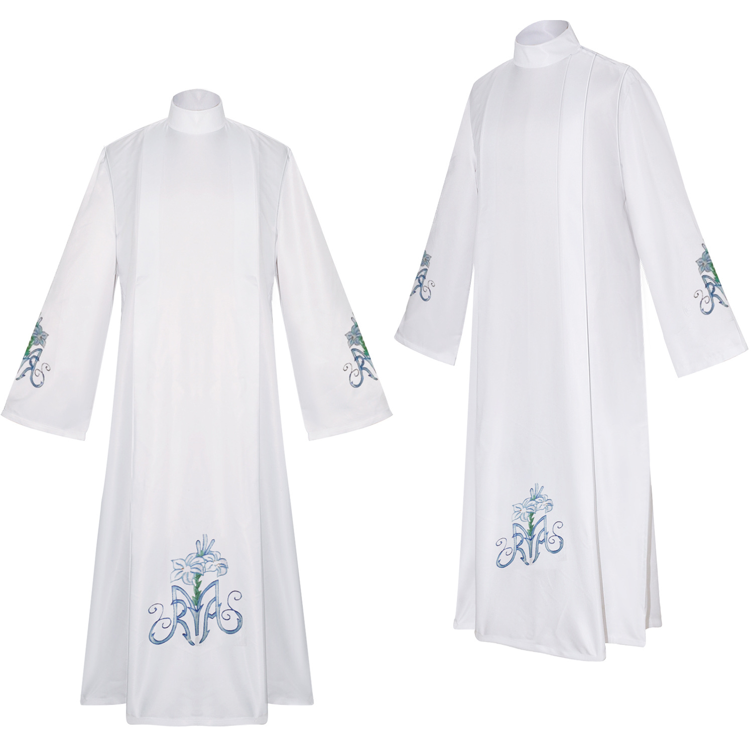 Clergy Robes Catholic Church Utensils Priest Robe White Church Gown ...