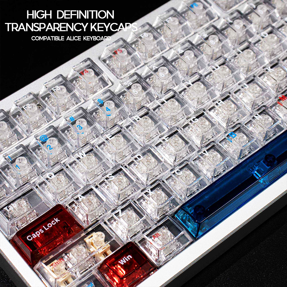 Galactic High Transparenc Keycaps/set 156Keys Cherry Profile PC ...