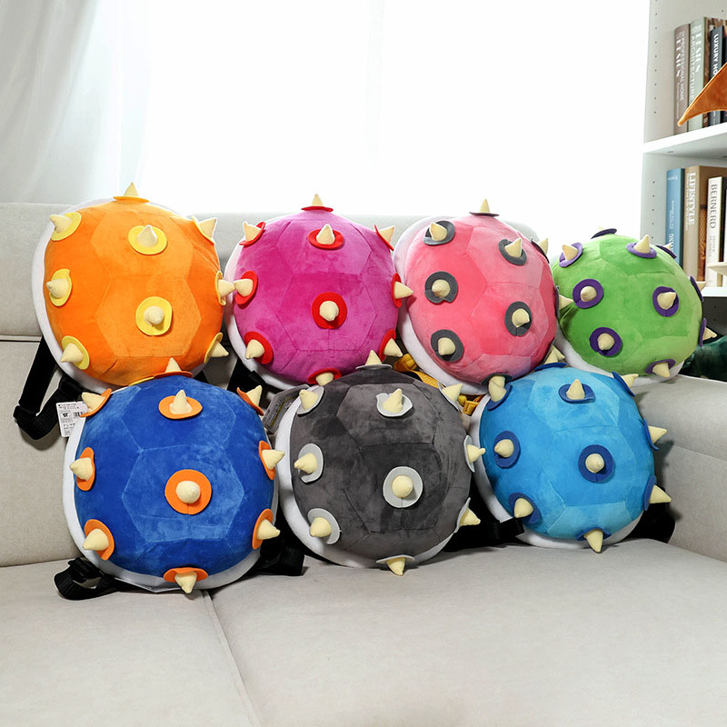 7 Styles 30cm Game Super Mario Koopa Bowser Soft Plush Backpack Larry ...