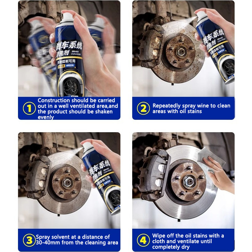 【BUY 1 TAKE 1】 620ML Car brake system cleaning agent Various disc ...