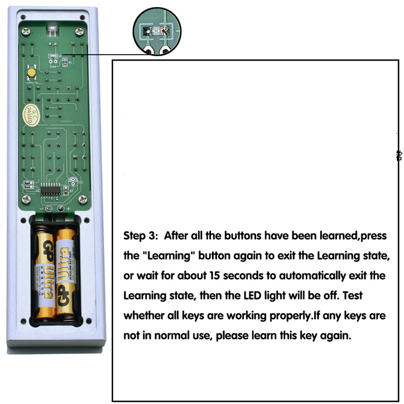 All-aluminum Infrared learning Amplifier TV CD Player Remote Control ...