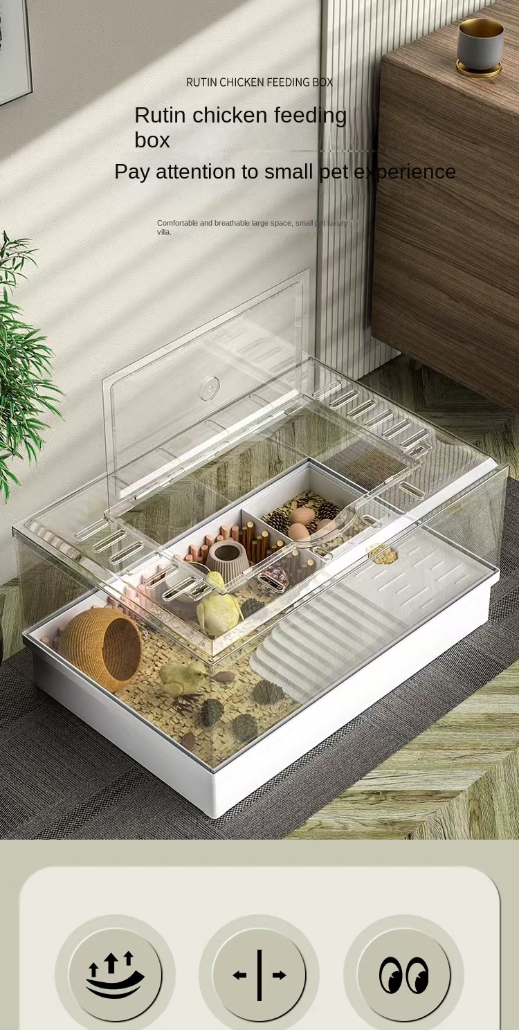 Pet Chicken Breeding Cage Chicken Nest Ludding Chicken Breeding Box ...