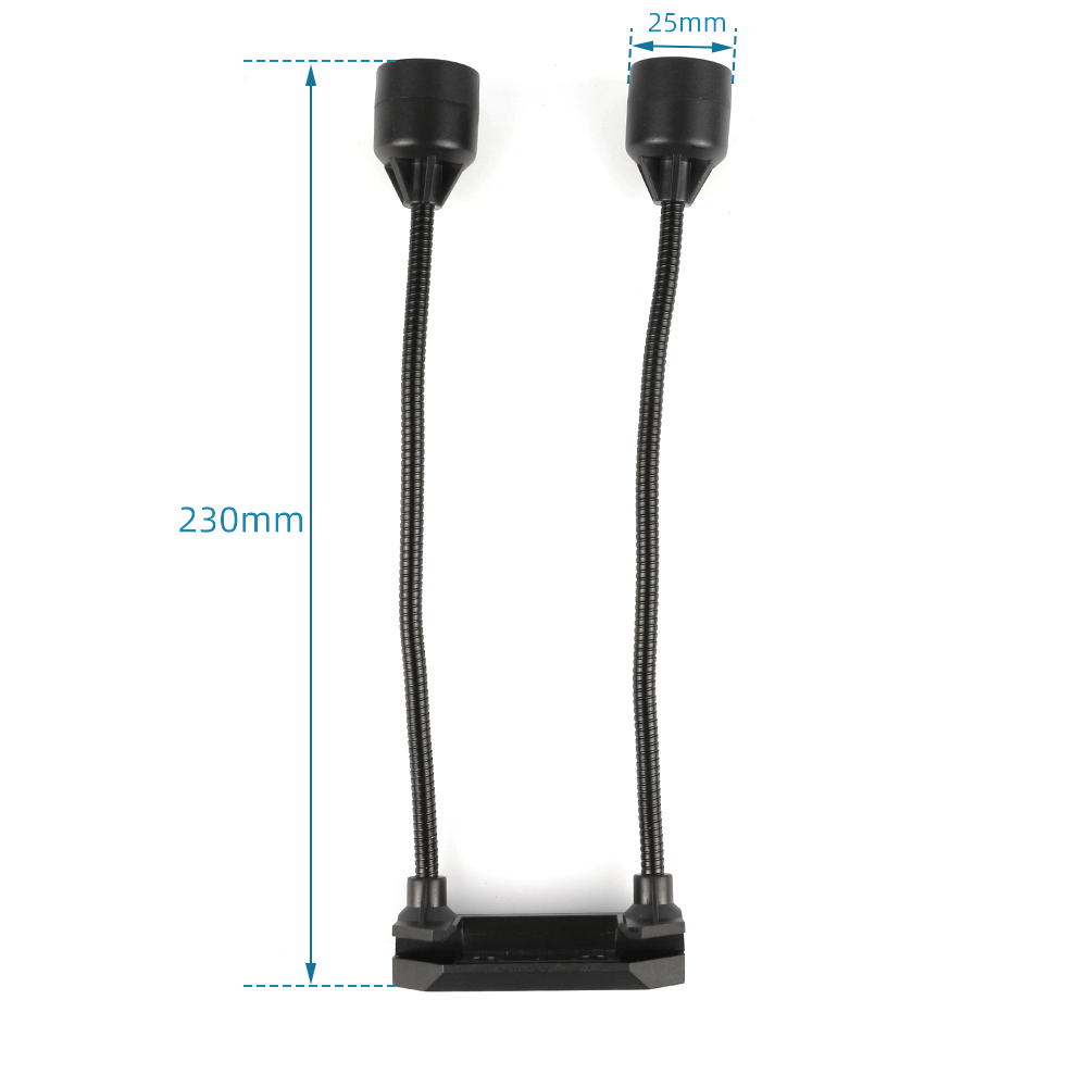 Microscope Ring Light LED Double Head Illuminator Lamp For Microscope ...