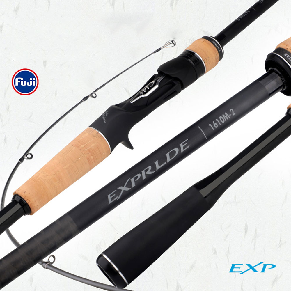 EXP FUJI Fishing Rod 2.08m Full Solid Carbon Spinning Rod M/ML Action 8 ...