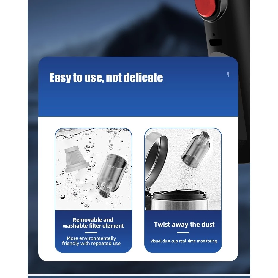 Portable Vacuum Cleaner Automotive Car Home Windows Powerful Bivolt Usb ...