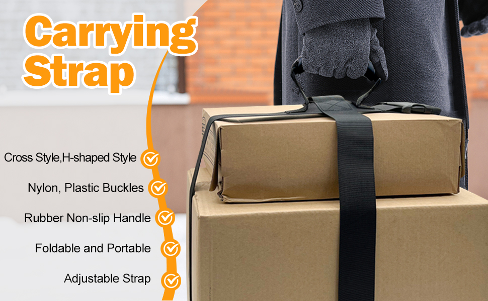 Box Carrying Strap with Handle, Handheld Belt for Safely Moving and ...