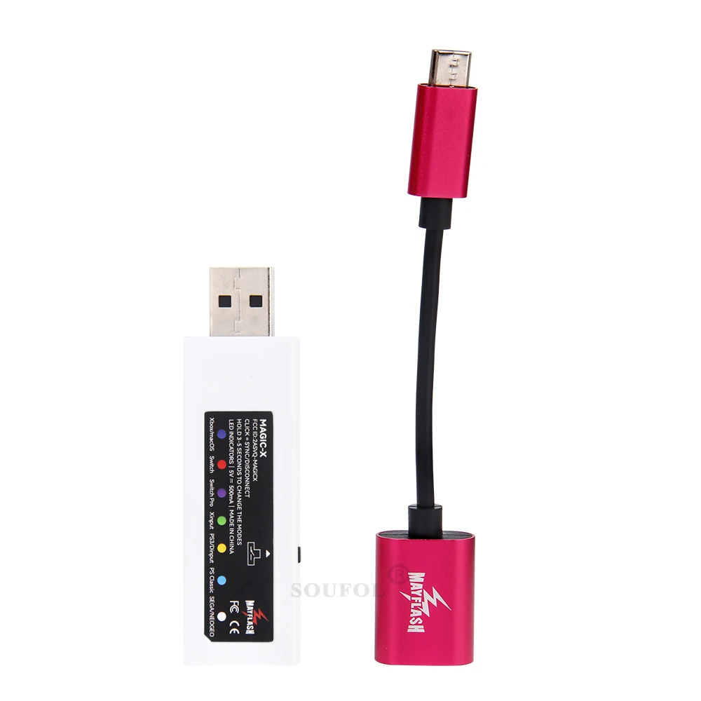 New Mayflash MAGIC-X Wireless Bluetooth-compatible for PS5 PS4 Switch ...