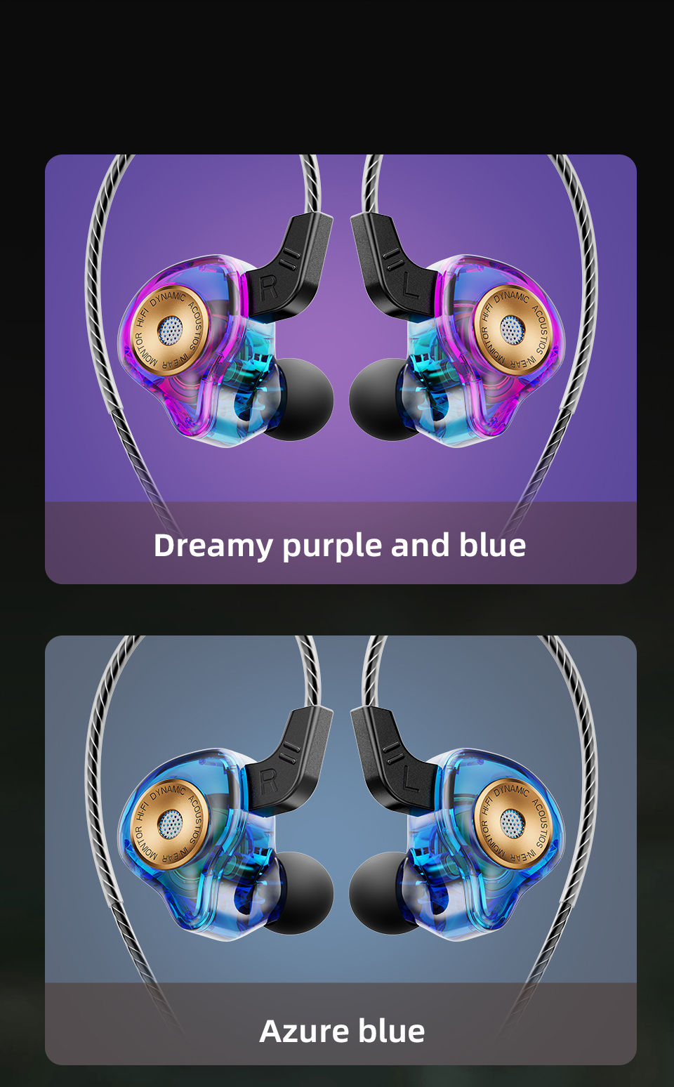 QKZ AK6Ultra InEar Dynamic Earphones Mobile Phone Monitor Earphones