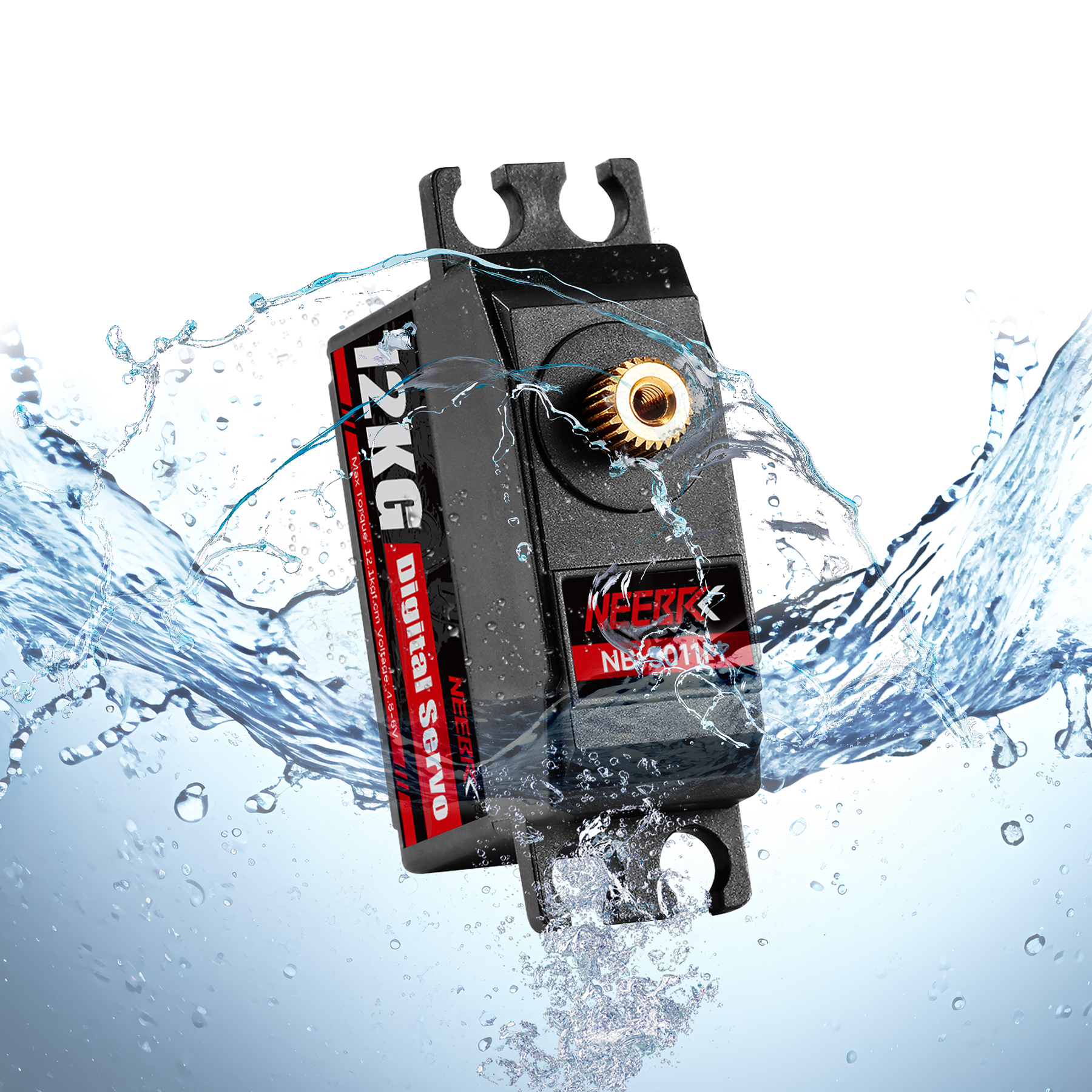 NEEBRC 2322 2600KV Brushless Outrunner Motor AM32 45A ESC 12KG