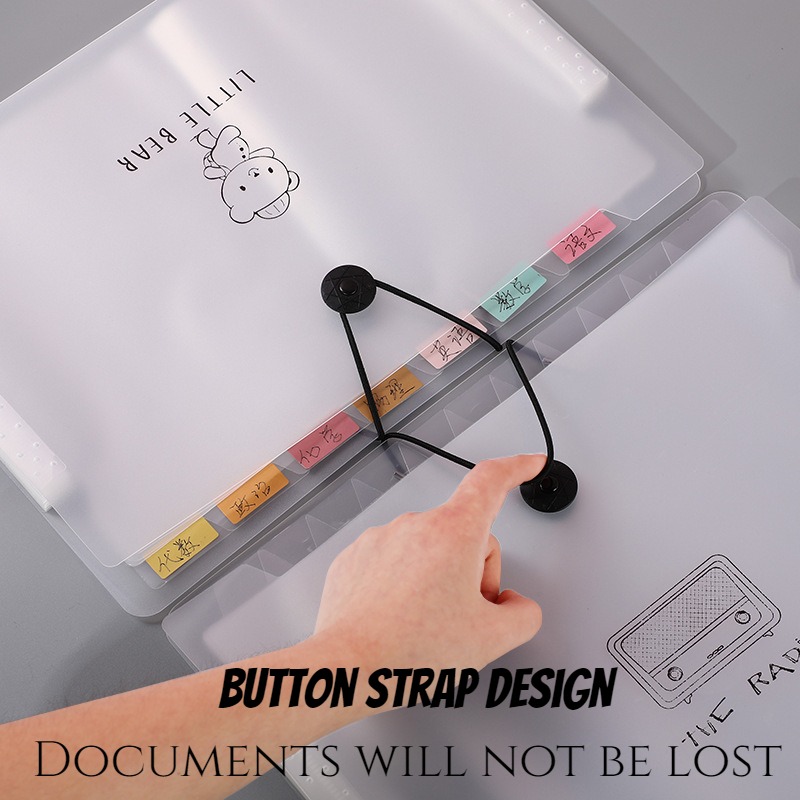 Long Expanding File Folder Paper Organizer Organizer Test Paper Folder ...