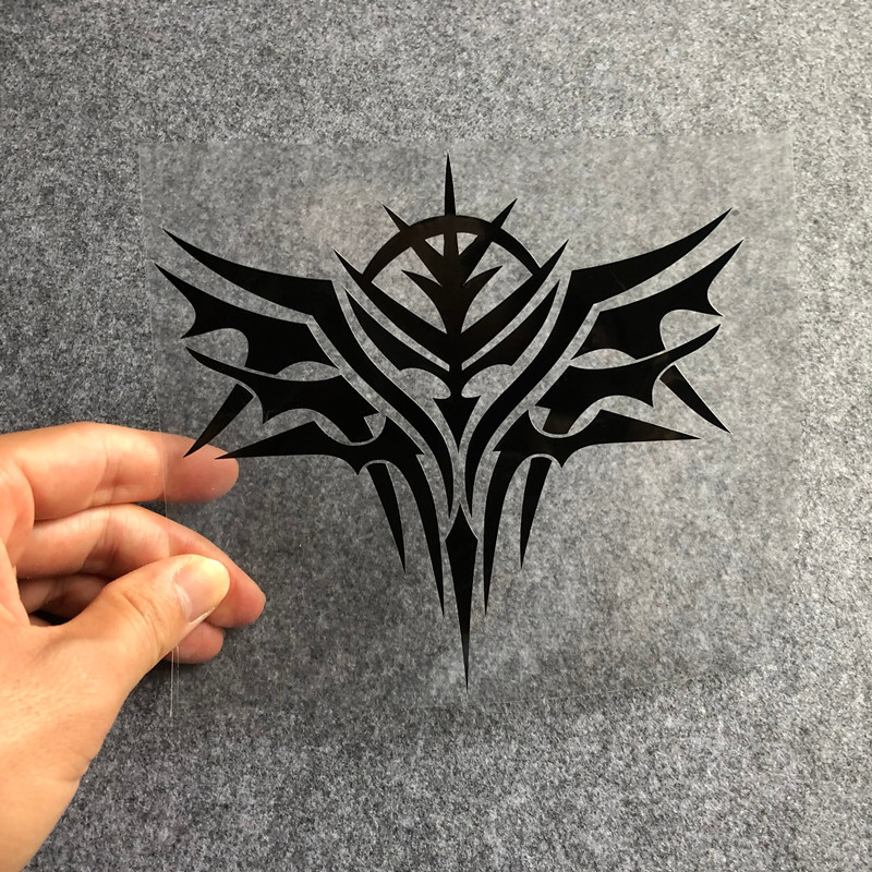 Gundam avatar sticker car sticker Gundam Zeon logo electric vehicle ...