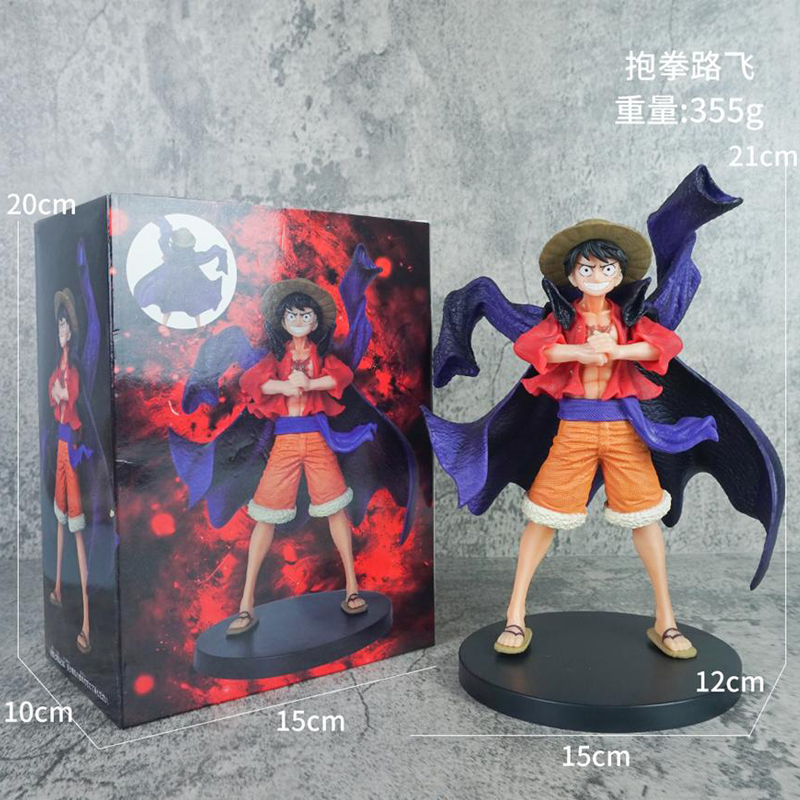 21cm Eiichiro Anime Oda One Piece Straw Hat Boy Monkey D Luffy Clench ...