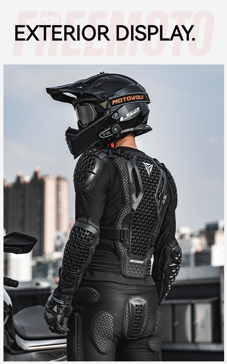 New Motowolf Motorcycle Body Protective Jacket Armor Men, Motocross ...