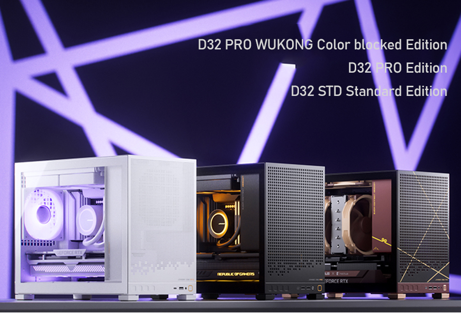 Jonsbo D32 STD Mesh PC Gehäuse - Micro-ATX Case Mit Back-Connect Kompatibilität