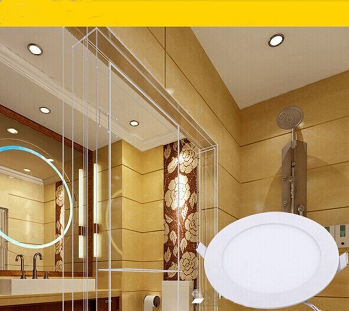 Ultra Thin Driver Panel Light 3W 6W 9W 12W Ceiling Light Recessed ...