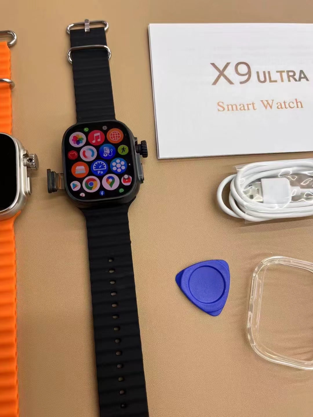 X9 Ultra Sim Card Smart Watch Men RAM 2GB ROM 32GB 4G Call Camera