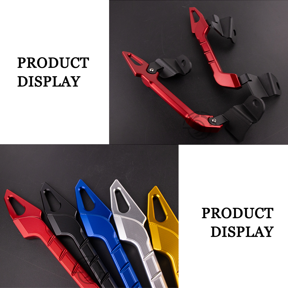 Motorcycle CNC Tail Armrest Thickened Rear Passenger Handle Tail