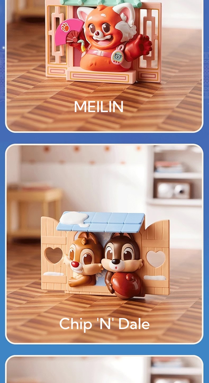 Disney Pixar Miniso Fairytale Window Blind Boxes Toy Collection ...