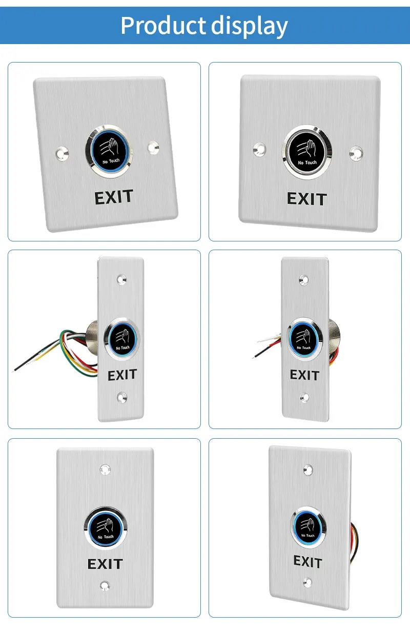 Contactless Infrared No Touch Exit Button IR Door Lock Release Switch ...