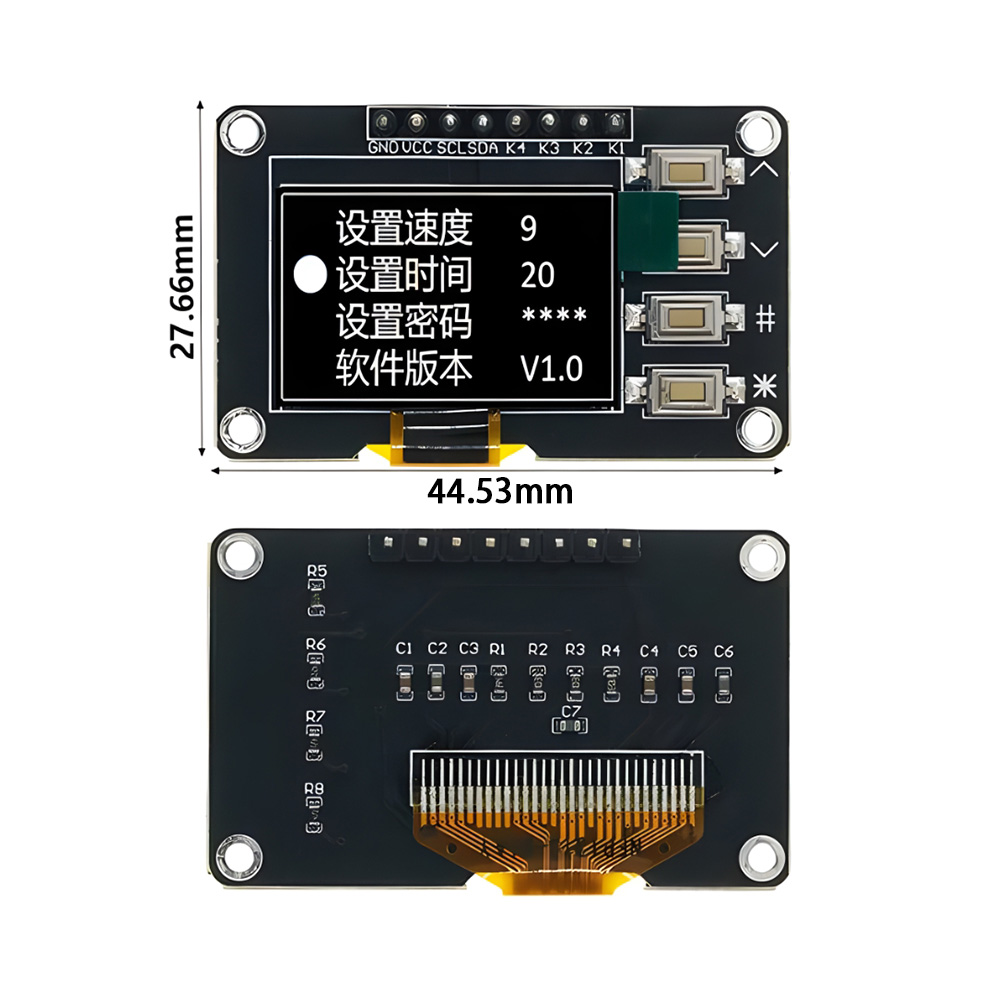 NEW product 0.96 inch OLED IIC White/YELLOW BLUE/BLUE 12864 OLED ...