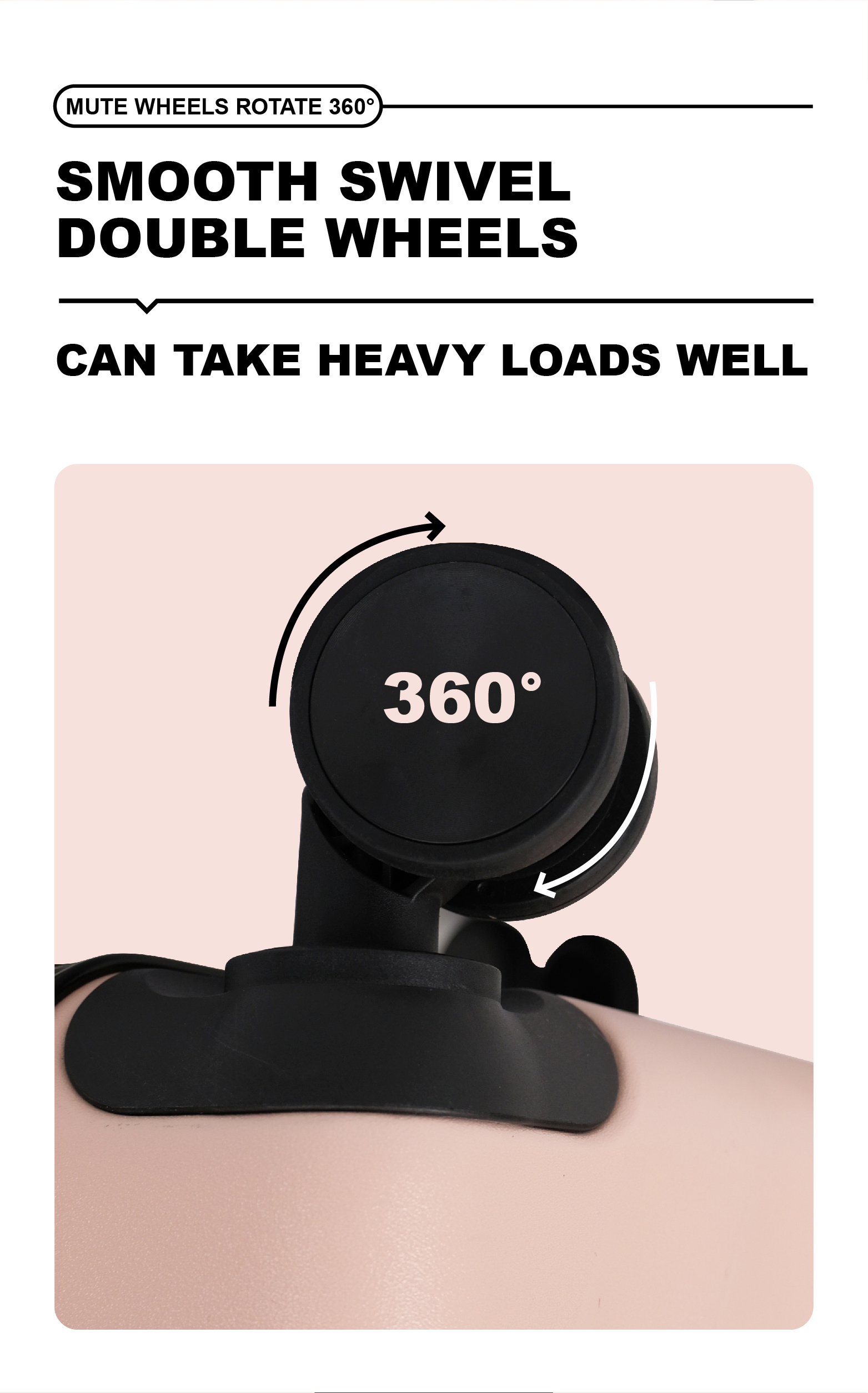 [Minimalist Design] RIPPLE SERIES Lightweight Mute Wheels Suitcase ...