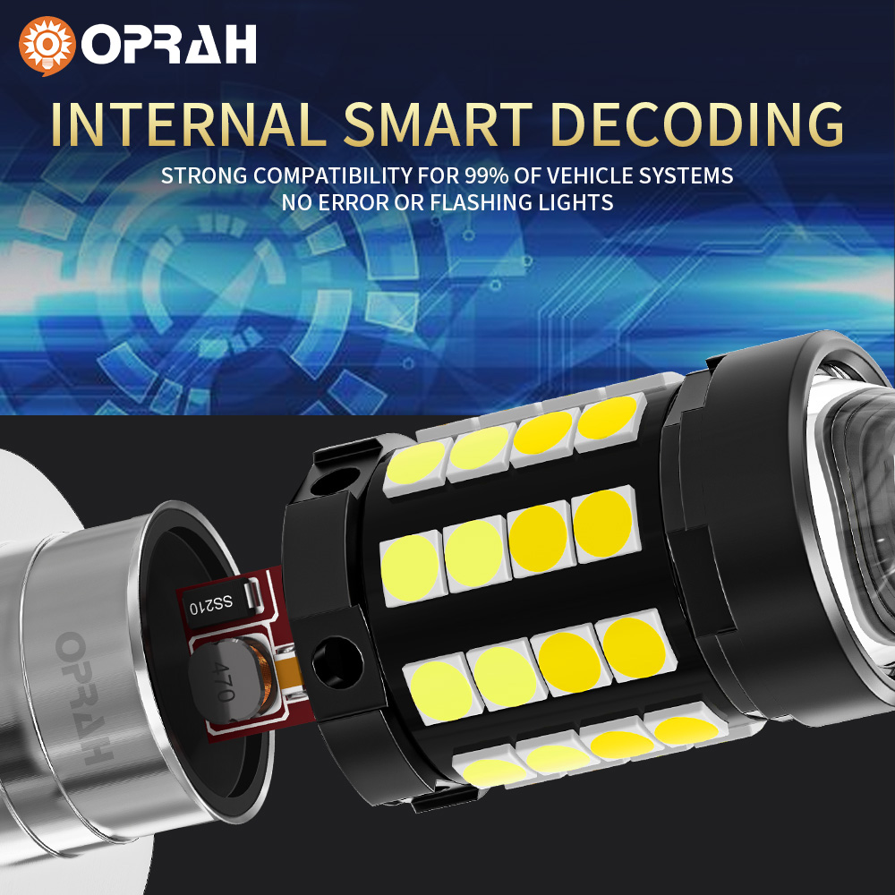 Oprah Super Bright LED Motorcycle Headlight P15D H4 BA20D 3030 36SMD ...