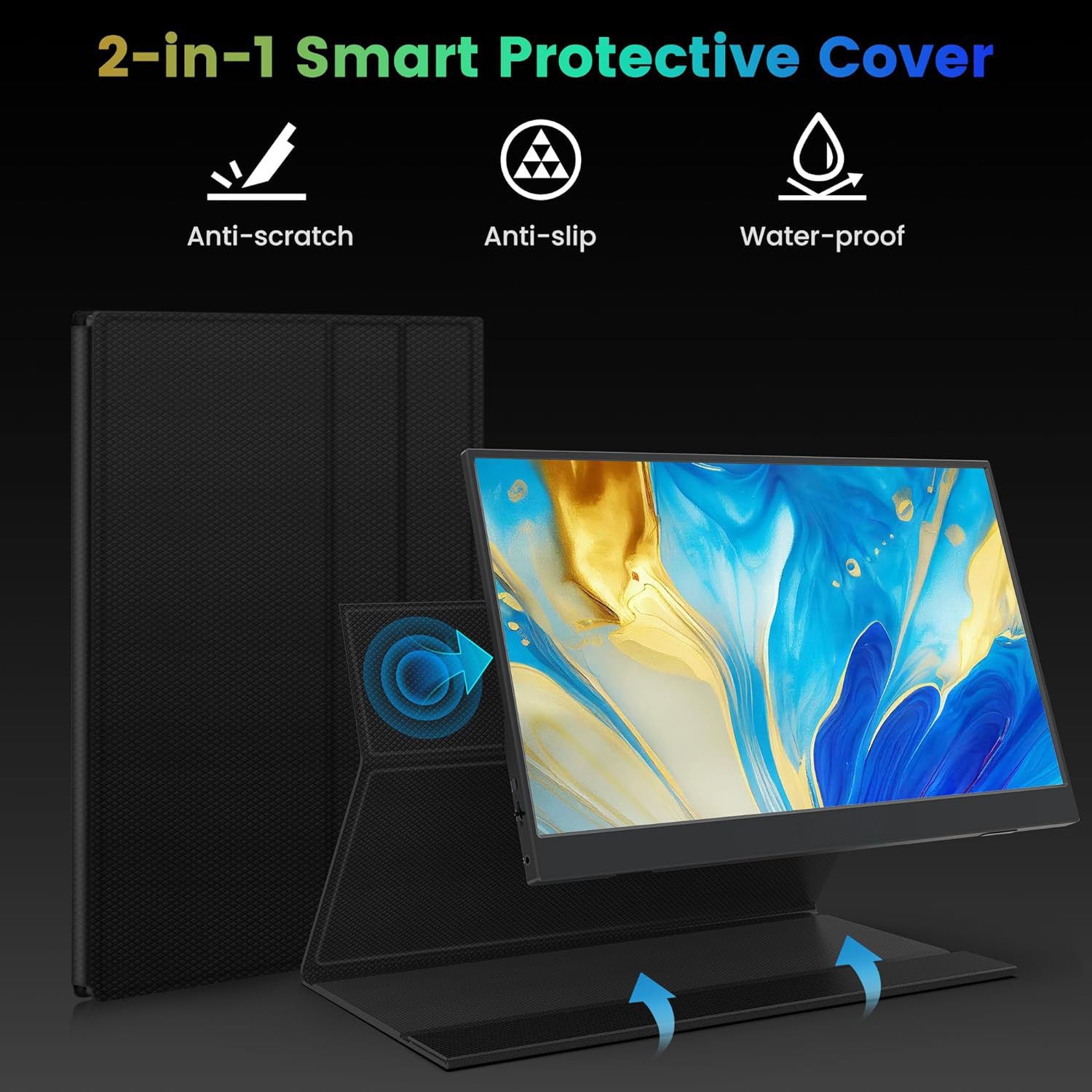 DITU 14/15.6inch ultra Touch Screen Portable Monitor 1920*1080P HD USB ...