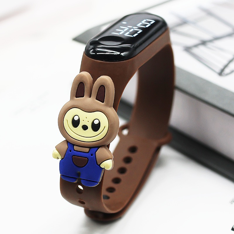 3D LABUBU Kids Watch LABUBU Sport Kids Wristband Children's Watch with ...
