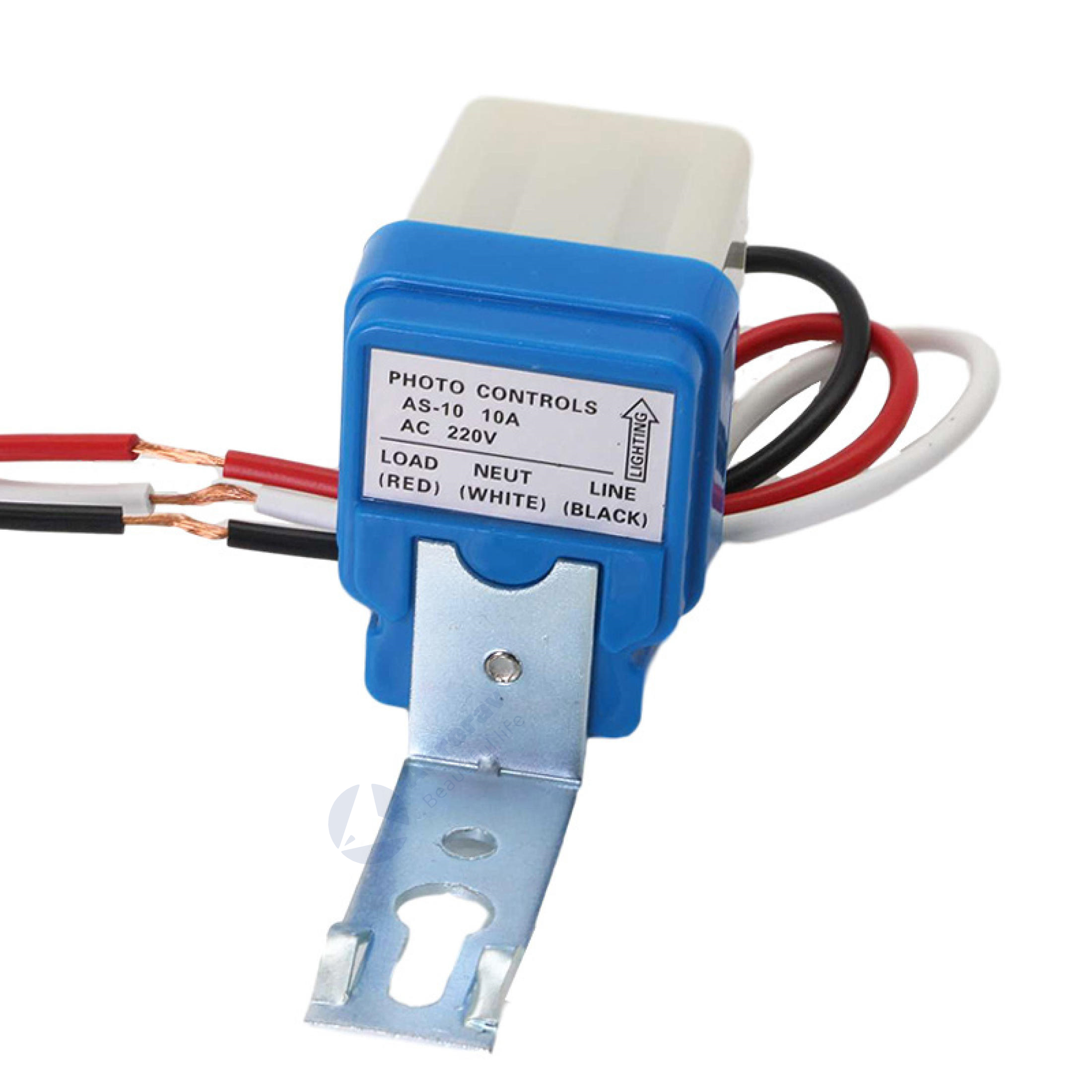 2PCS AC 220V 10A Sensor Switch Auto On Off Photocell Street Light ...