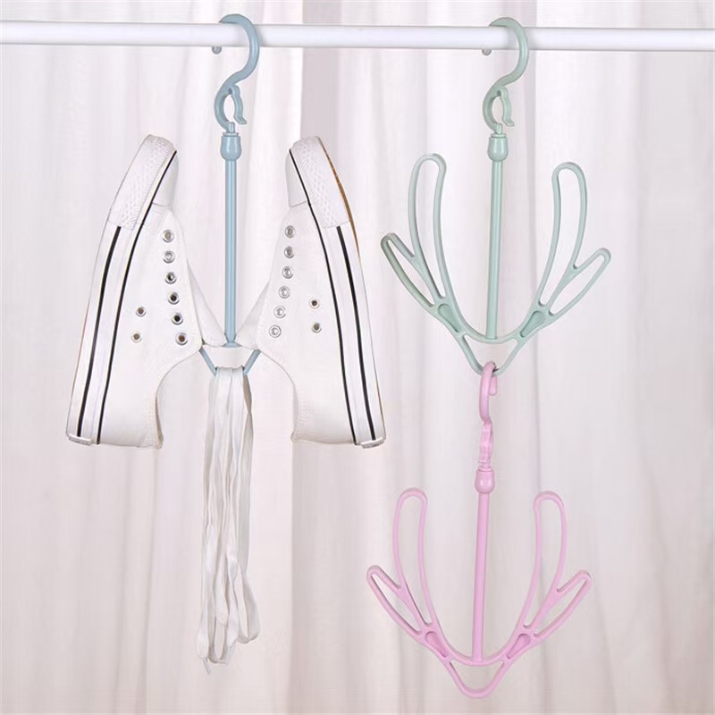 Movable Drying Shoe Rack Hook Rotating Drying Racks Movable Drying Shoe ...