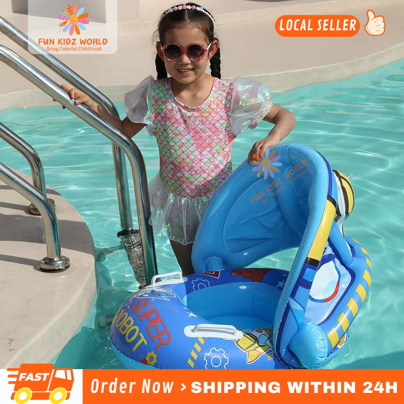 Kids Inflatable Salbabida Floaters Pink Unicorn Swimming Floater Green ...