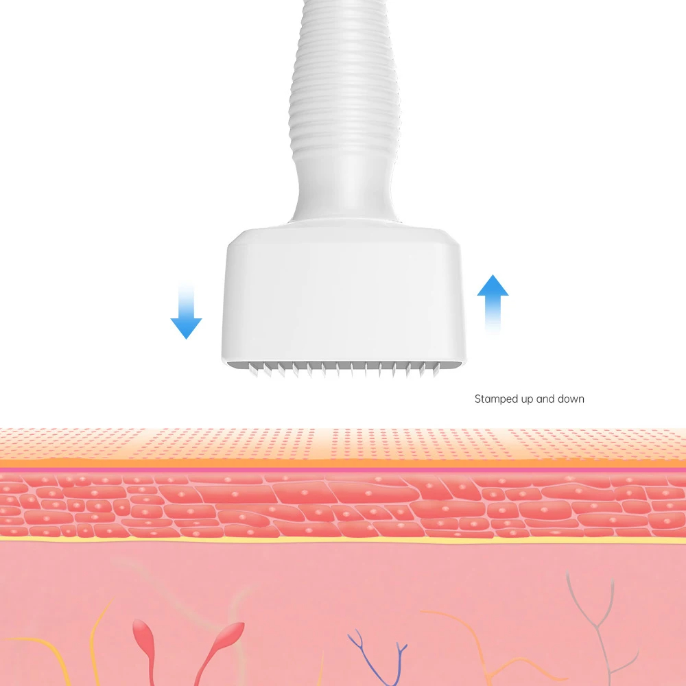 DRS 140A Derma Stamp Adjustable Needle Length Microneedle Real Needle ...