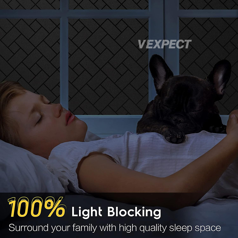 Blackout Window Sticker Film, Privacy Window Film Sticker, Total ...