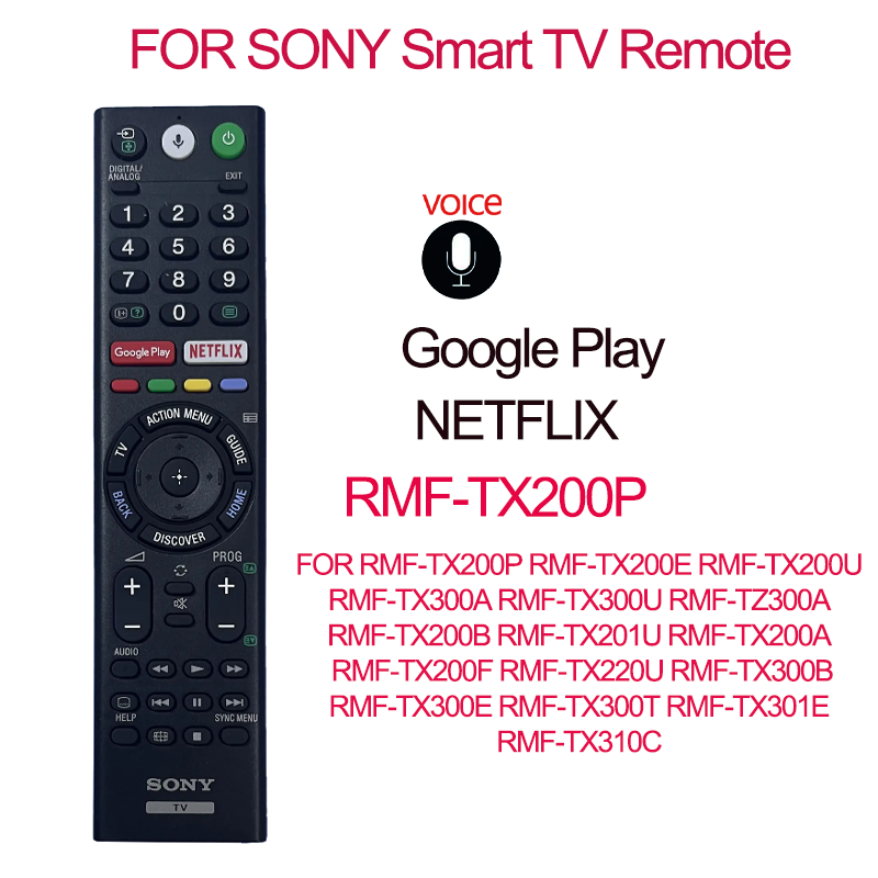 [Nilank] Genuine 100% Voice Remote Control Suitable for SONY LCD Smart ...