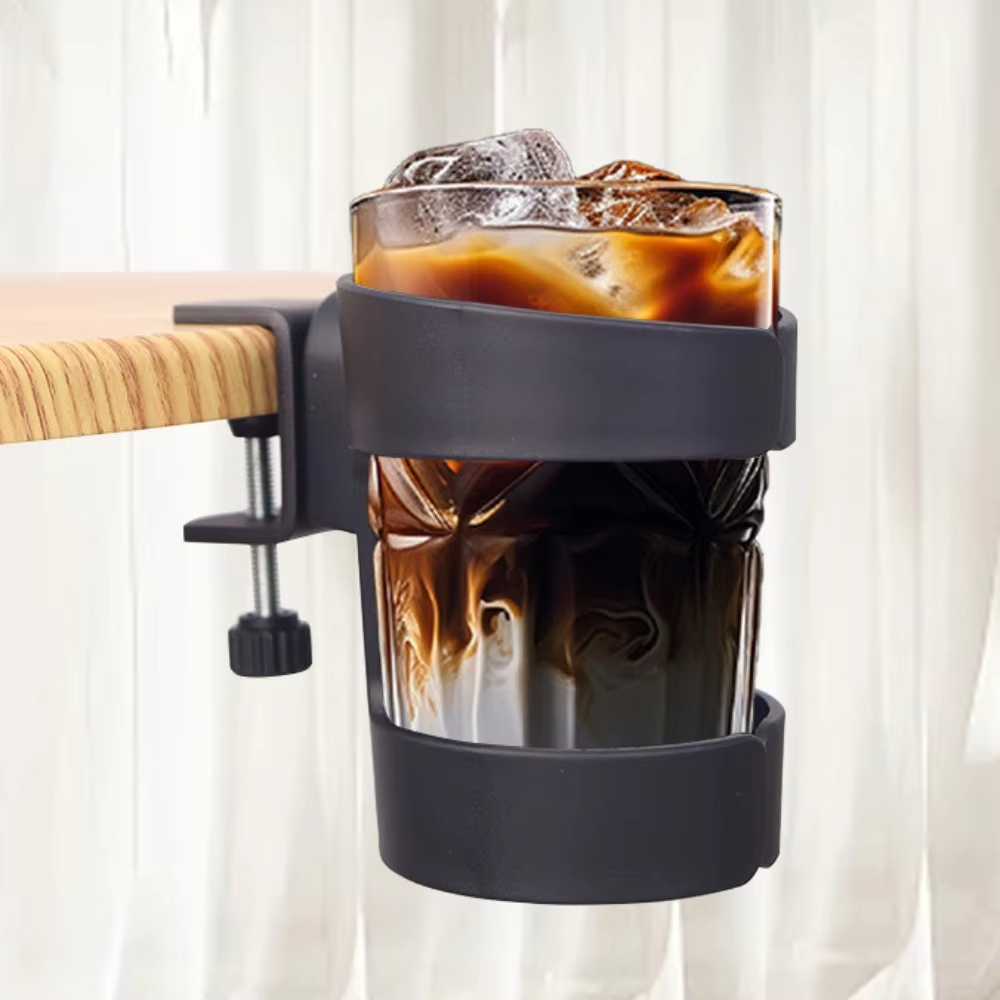 Plastic Desk Cup Holder Anti-Spill Drink Storage Rack Portable Multi ...